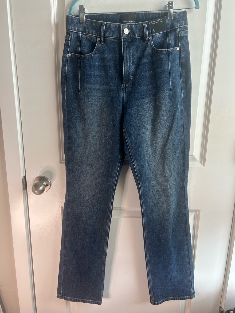 White House Black Market Women’s Indigo Straight Leg Jeans